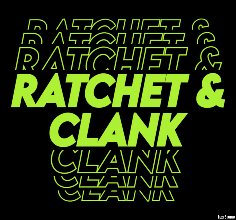 Ratchet & Clank Efecto de Texto