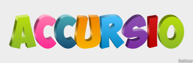 Accursio Текстовый эффект