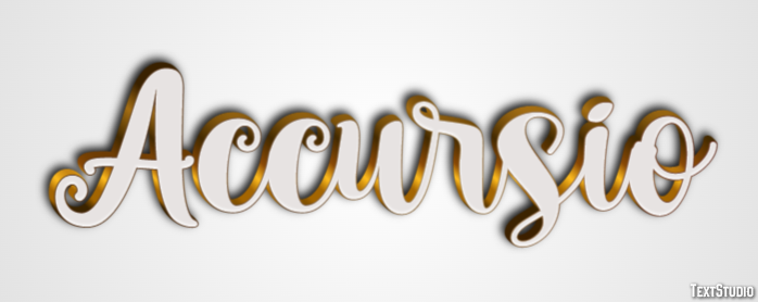 Accursio Текстовый эффект