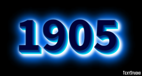 1905 Effetto testo
