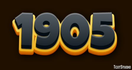 1905 Эффект текста