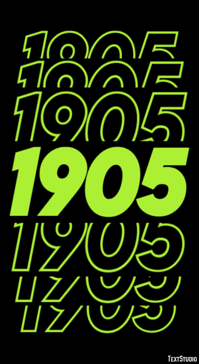 1905 テキスト効果