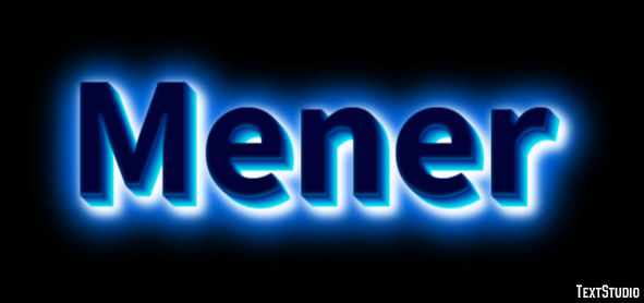 Mener Tekst Effect