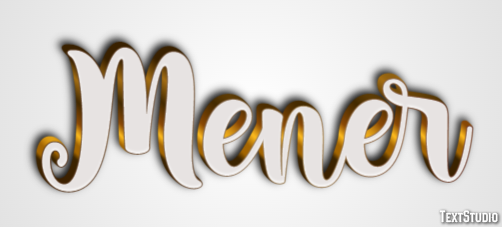 Mener Texteffekt