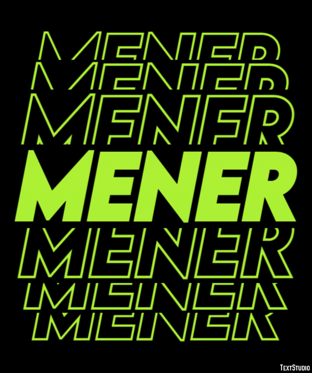 Mener テキスト効果