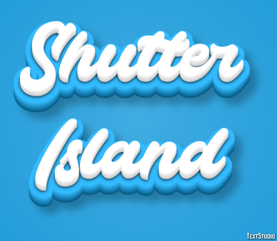 Shutter Island Text effect