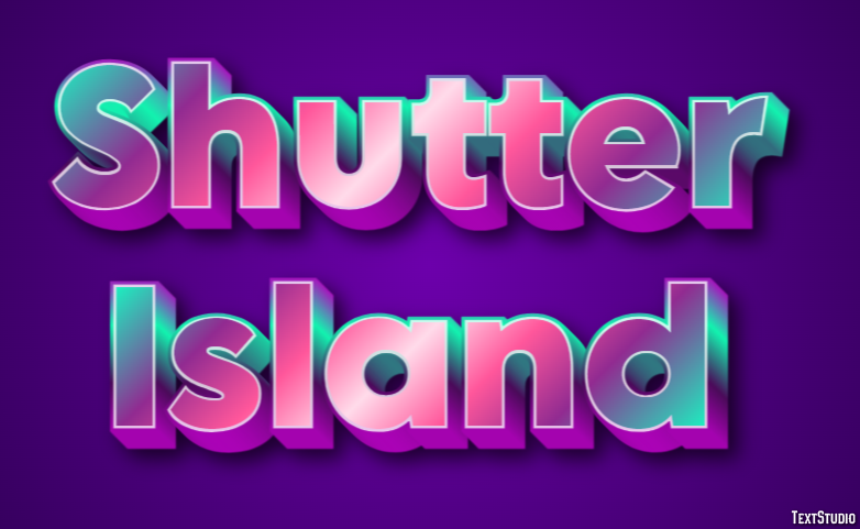 Shutter Island Efekt tekstowy