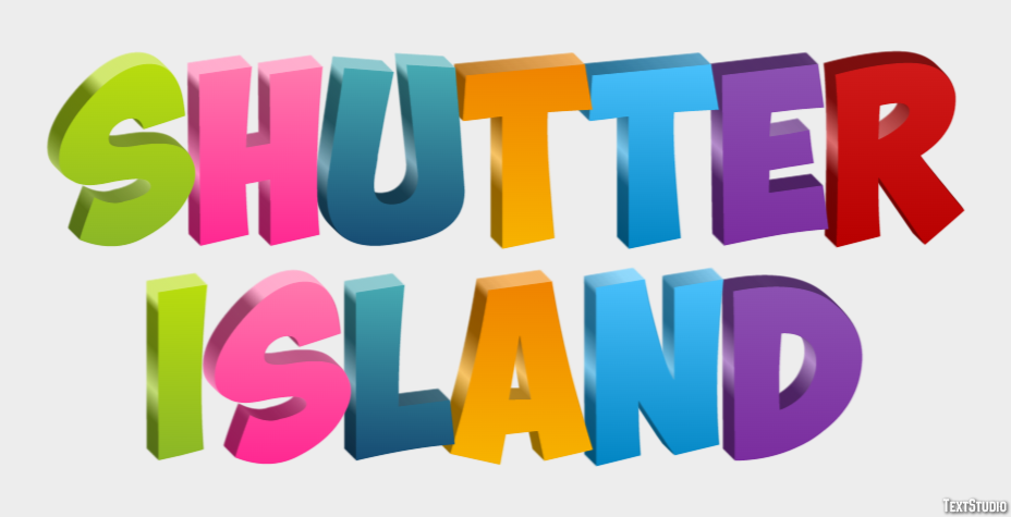 Shutter Island Text Effect