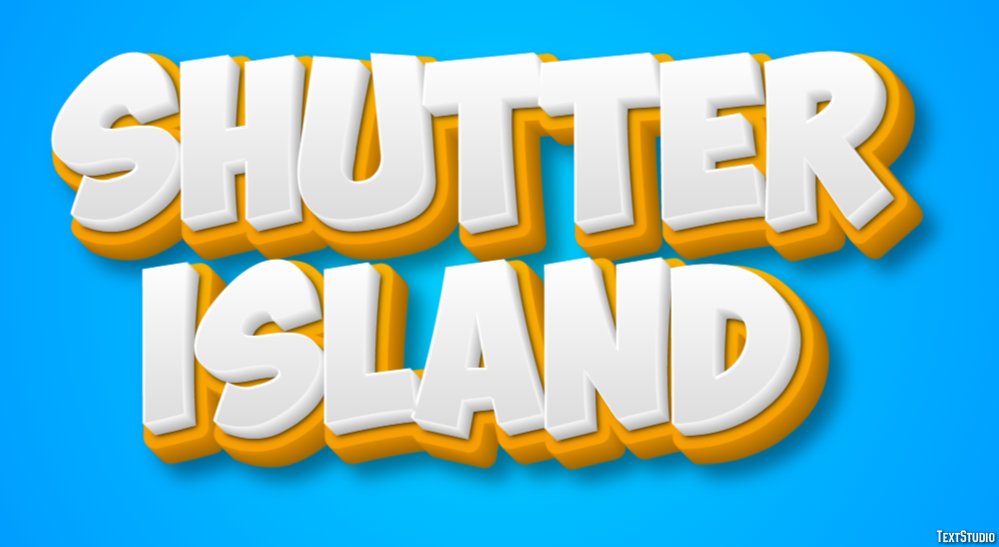 Shutter Island Text effect