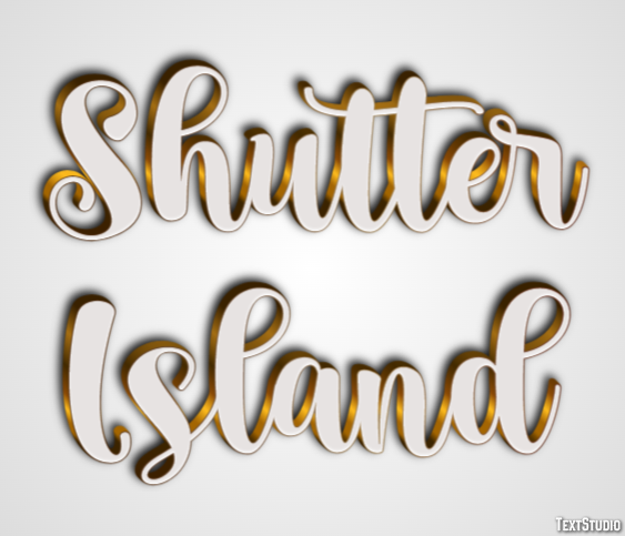 Shutter Island Text effect