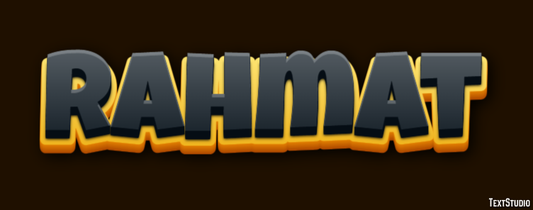 Rahmat Texteffekt