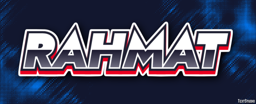 Rahmat Texteffekt