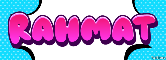 Rahmat Texteffekt
