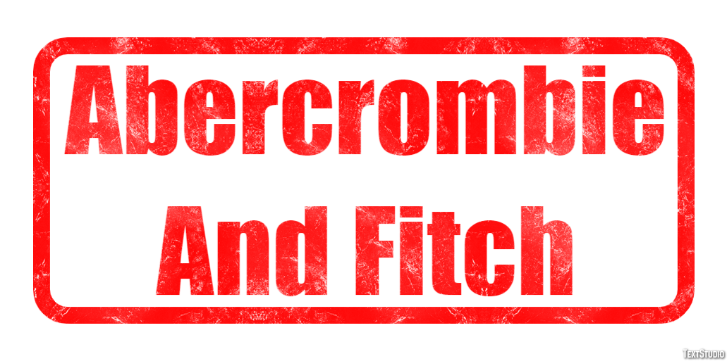 Abercrombie And Fitch Effetto testo