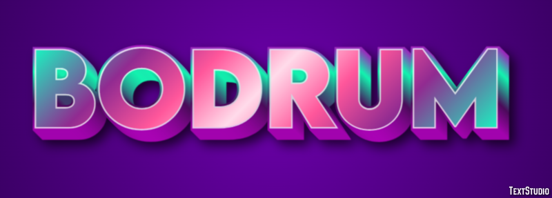 Bodrum Tekst Effect