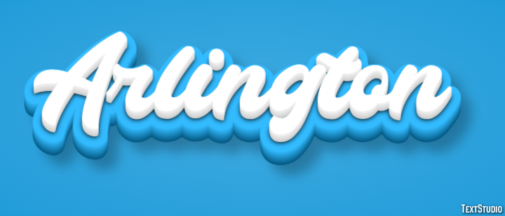 Arlington Text effect