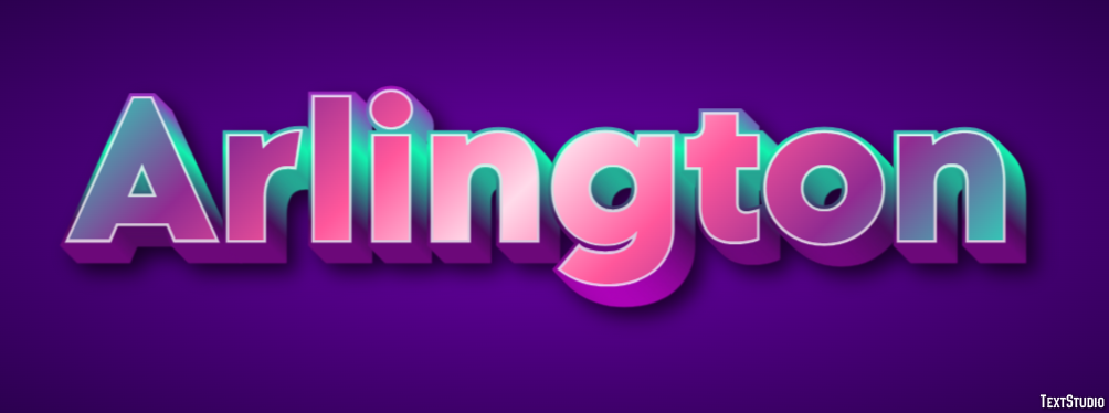 Arlington Text effect