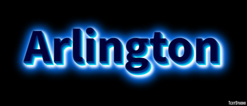 Arlington Text effect