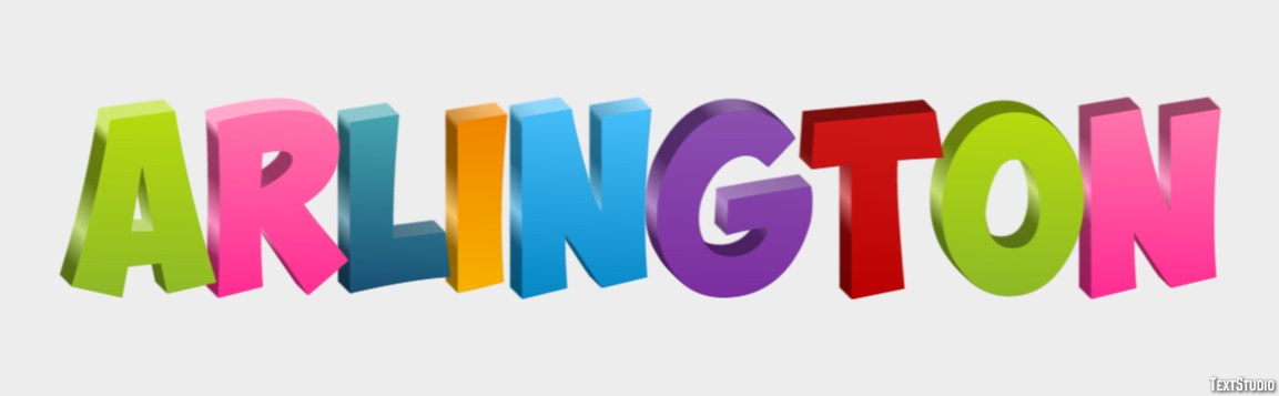 Arlington Text effect