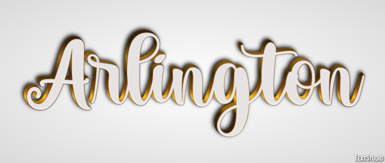 Arlington Text effect