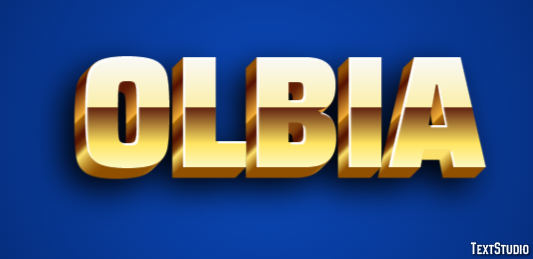 Olbia Texteffekt