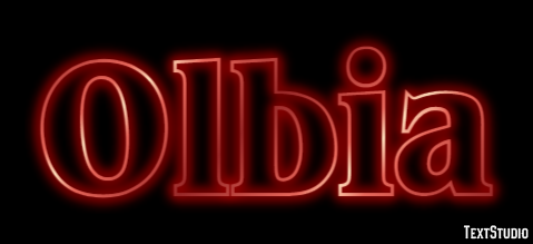 Olbia Efekt tekstowy