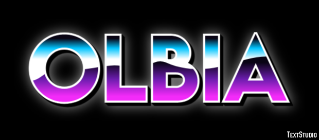 Olbia テキスト効果