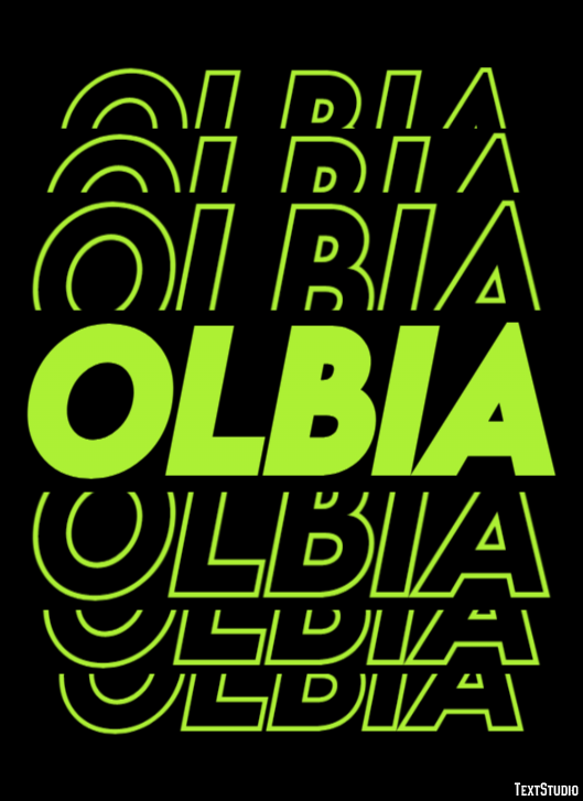 Olbia テキスト効果