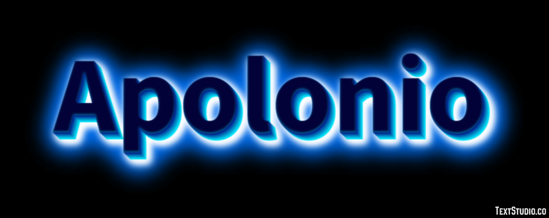 Apolonio Efecto de texto