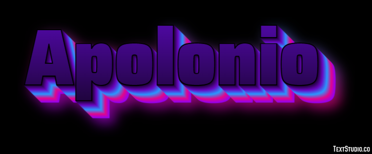 Apolonio Efecto de texto