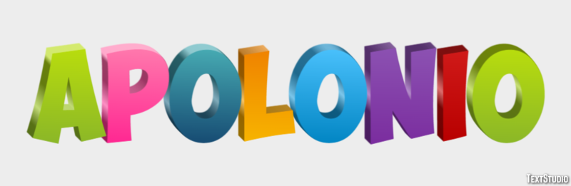 Apolonio Efecto de texto