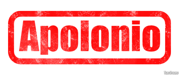 Apolonio Efecto de texto