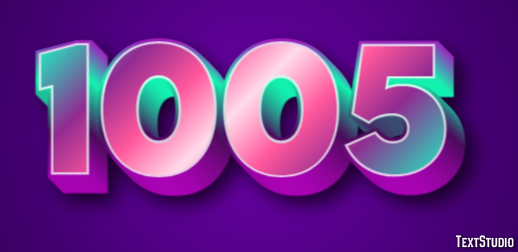 1005 Efekt tekstowy