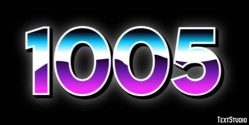 1005 Efekt tekstowy