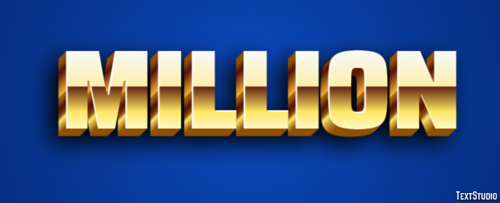 Million Text Effect
