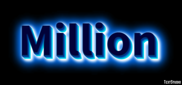 Million テキスト効果