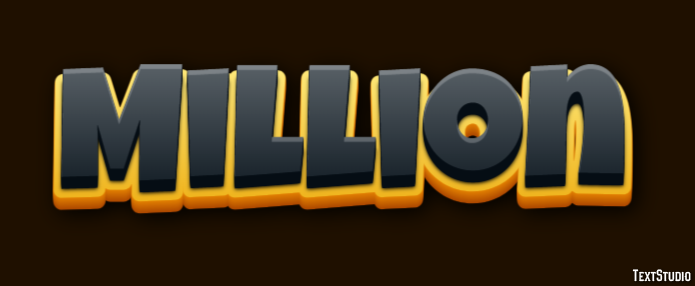 Million Text Effect