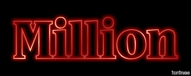 Million Text Effect