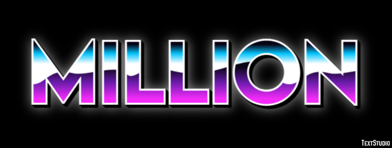 Million Efecto de Texto