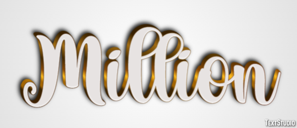 Million Text Effect