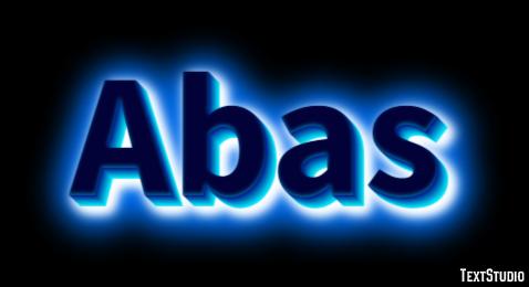 Abas Text Effect