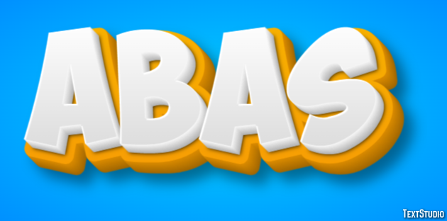 Abas Effet de Texte