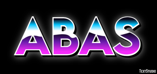 Abas Text Effect