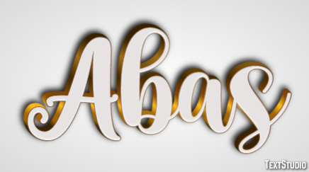 Abas Text Effect