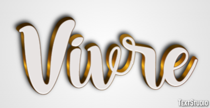 Vivre Effet de Texte