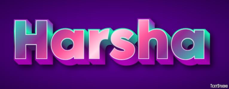 Harsha Text Effect
