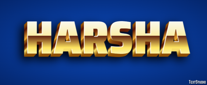 Harsha Text Effect