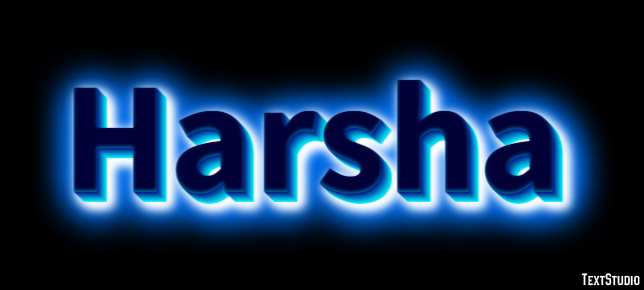 Harsha Text Effect