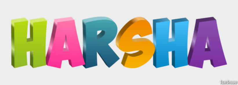 Harsha Text Effect