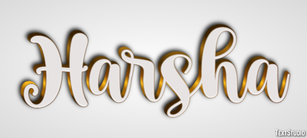 Harsha Text Effect